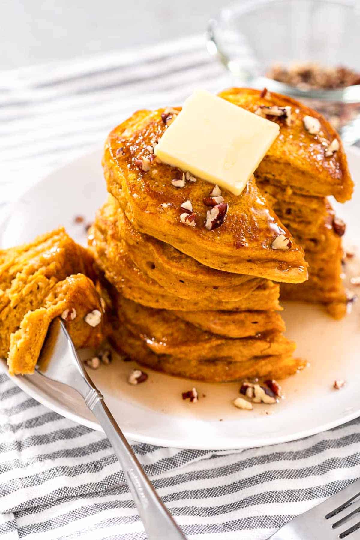 Pumpkin Pancakes From A Mix!