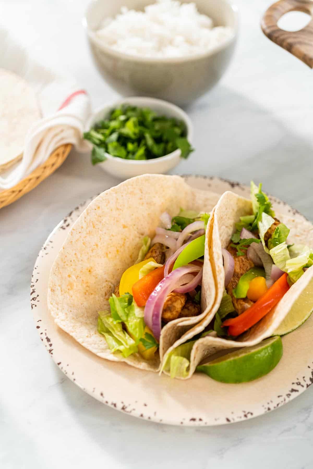 Chicken Fajita Tacos