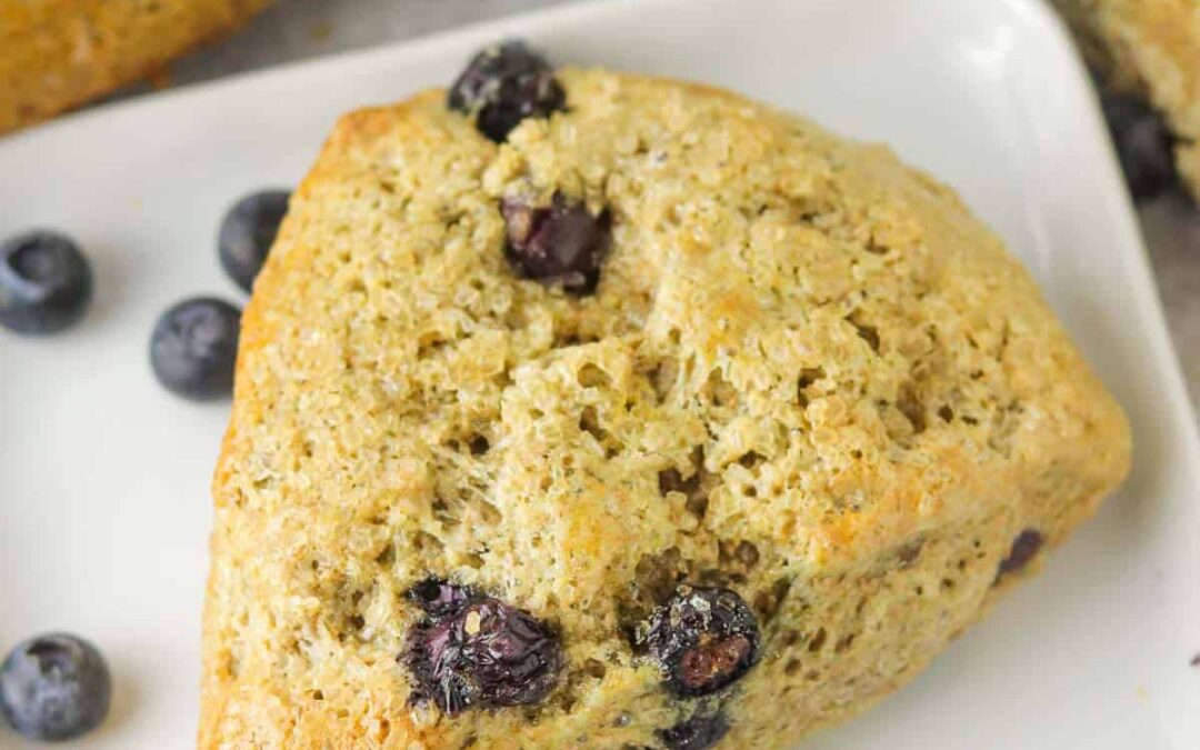 Blueberry Whole Wheat Yogurt Scones
