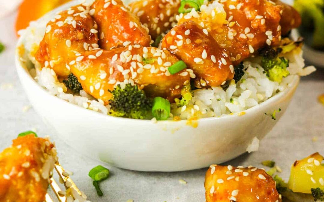 Air Fryer Orange Chicken