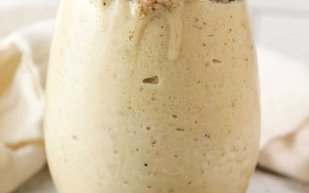 Protein Eggnog Smoothie