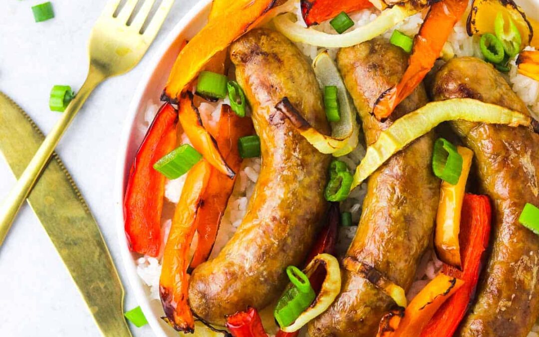 Air Fryer Sausage & Peppers