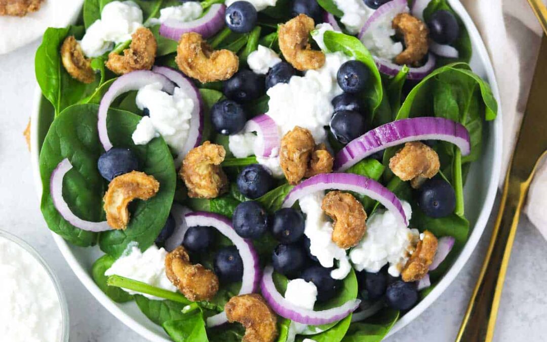 Spinach Blueberry Salad