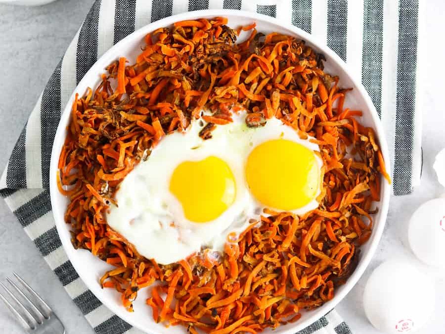 Sweet Potato Hash & Eggs
