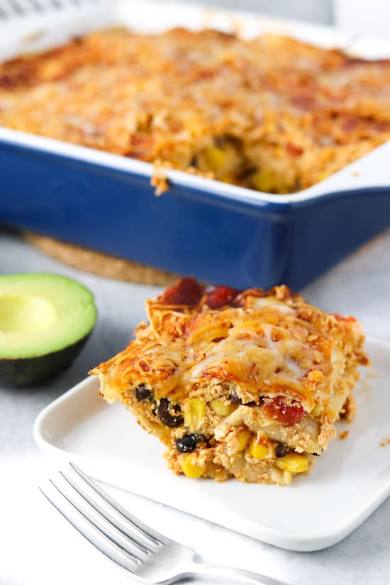 Vegetarian Enchilada Casserole