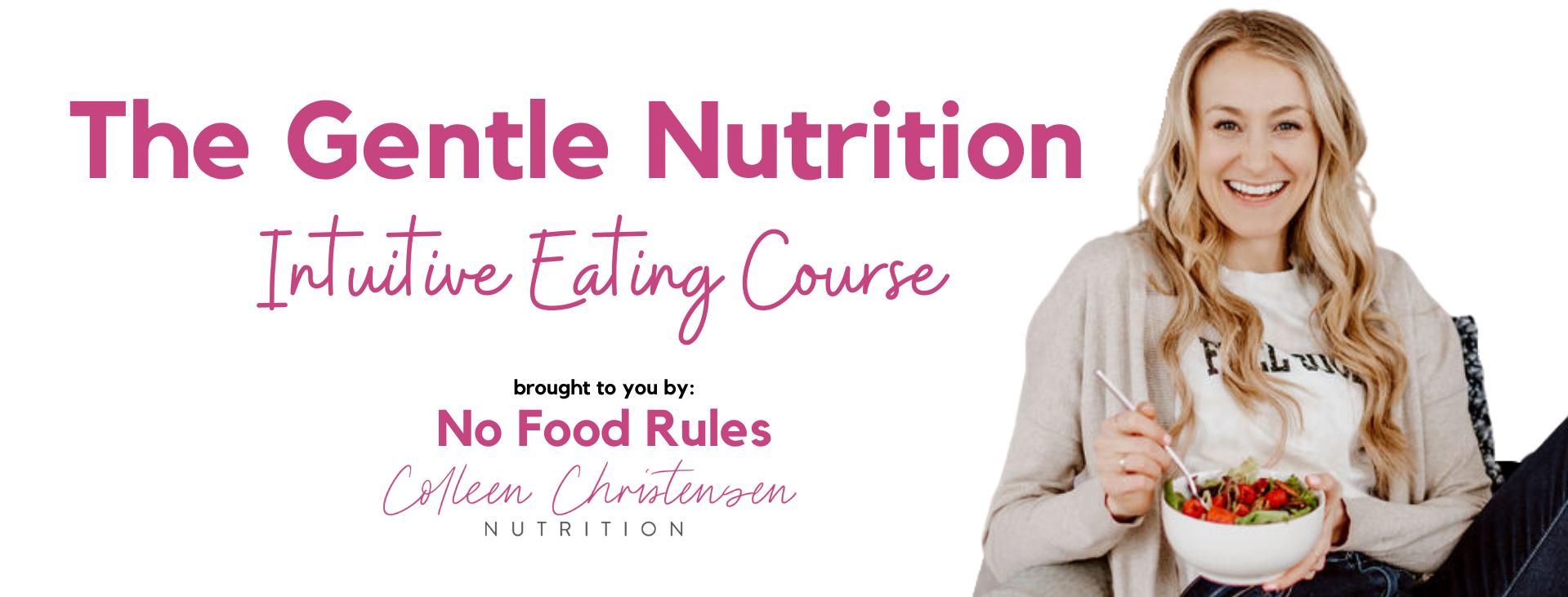 Transparent GNC Sales Page The Gentle Nutrition Course By No Food Rules