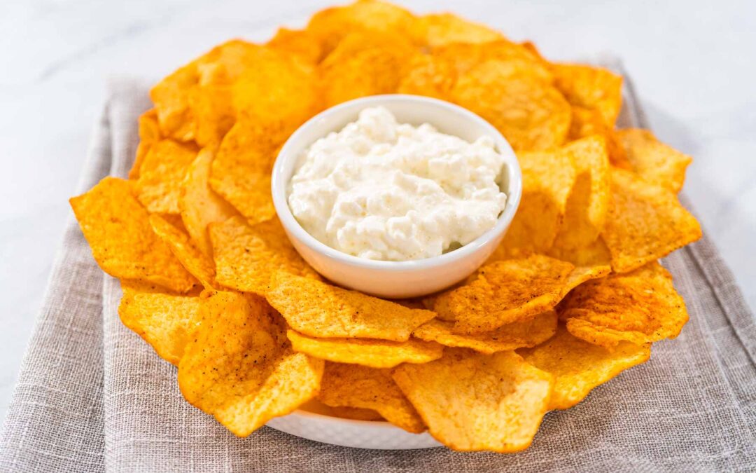 Cottage Cheese + BBQ Chips
