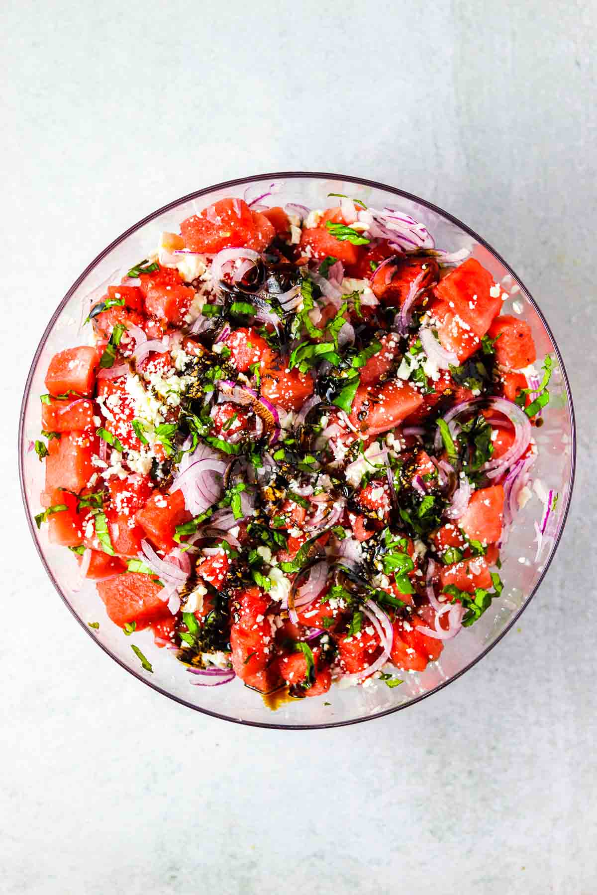 Watermelon Salad With Balsamic