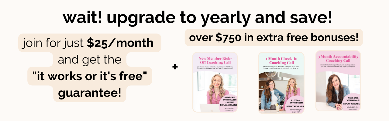 Regular Sales Page Monthly Purchase Banner